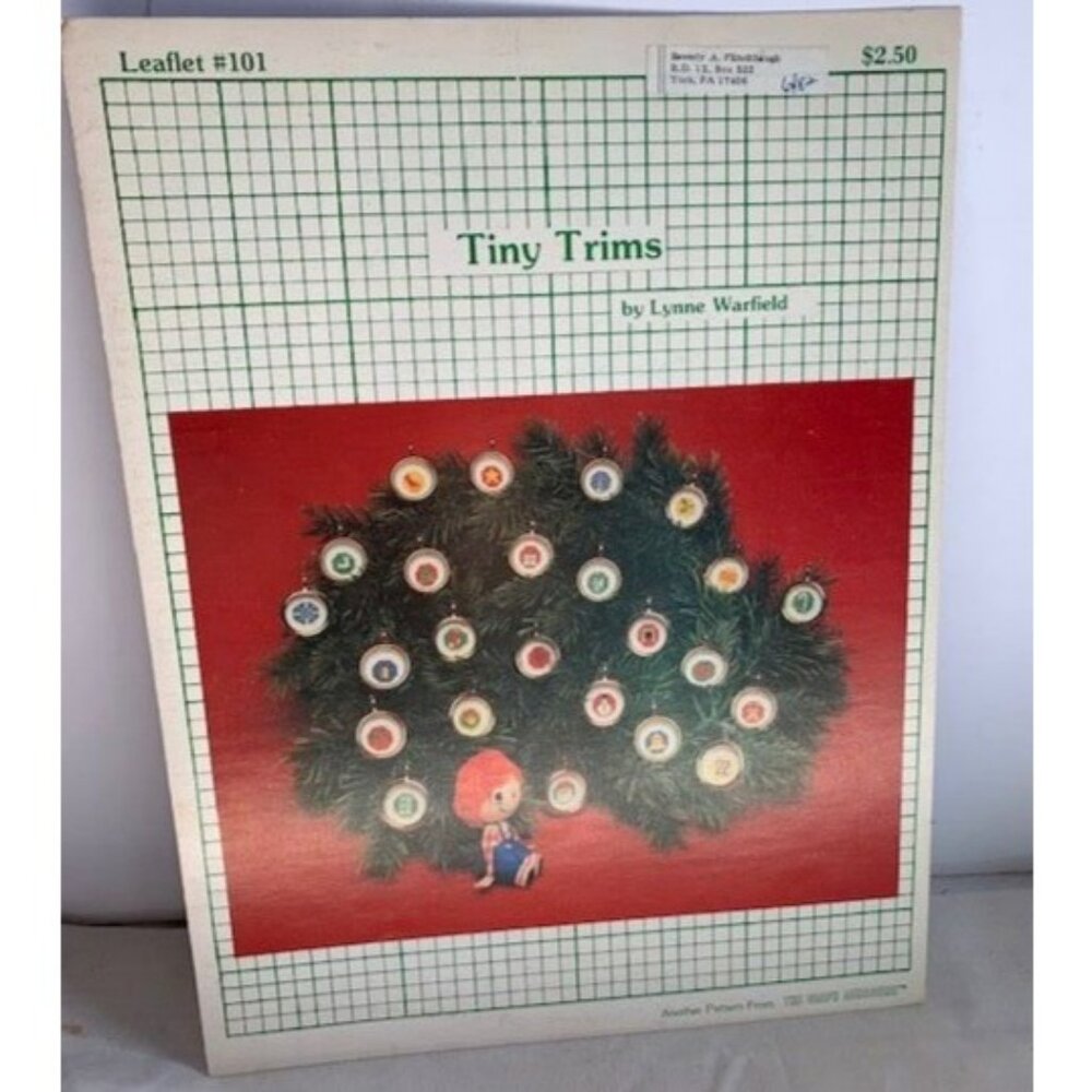 Tiny Trims Counted Cross Stitch Design Book By Lynne Warfield Leaflet 101
